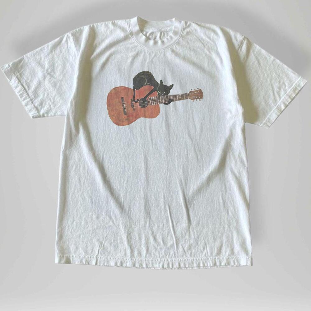 Style  Cat On The Guitar T-Shirt